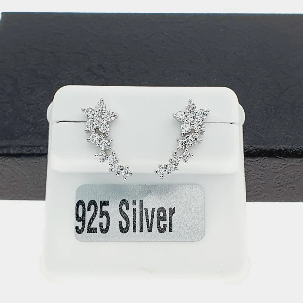 925 Sterling Silver Luxury Cz Earrings For WomenGirls Best For Rjus2231 64$